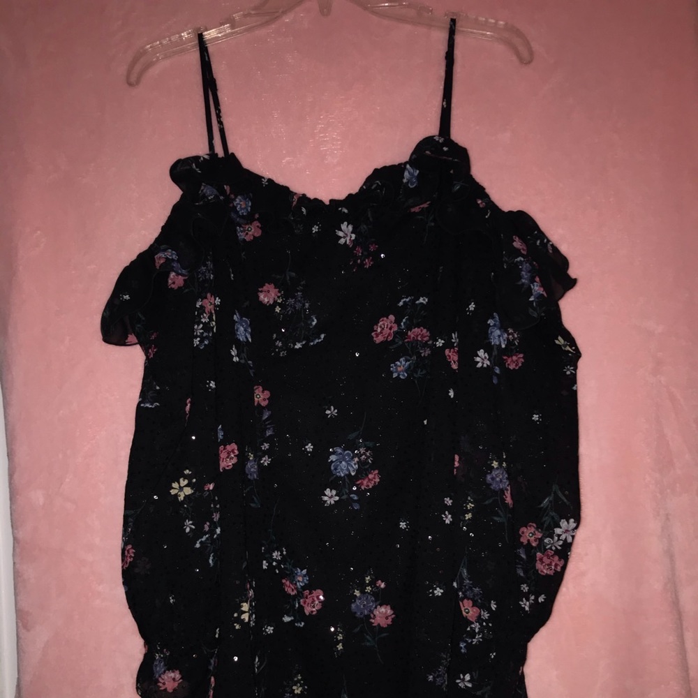 Divided by H&M cold shoulder floral dress